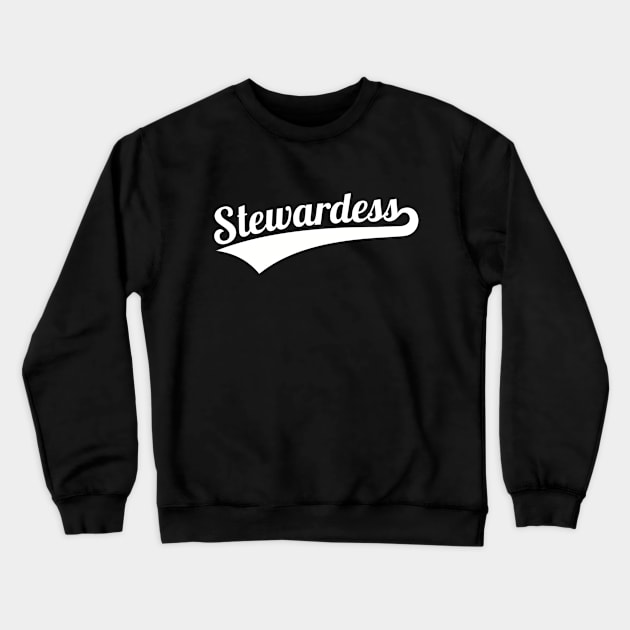 Stewardess Crewneck Sweatshirt by Designzz